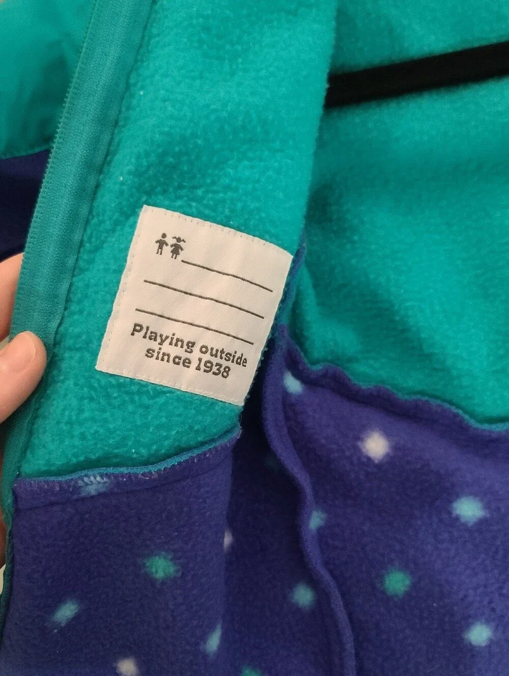 Columbia Girls Fleece Hooded Snow Winter Jacket 4T Steens Mt Overlay